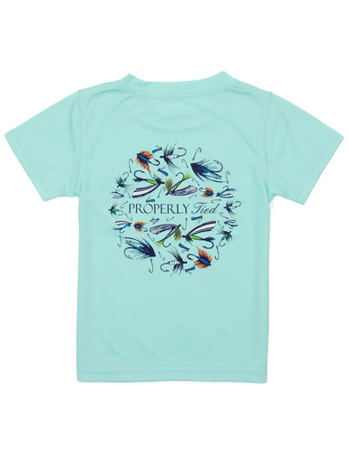 Properly Tied Performance SS Tee-Stay Fly Seafoam