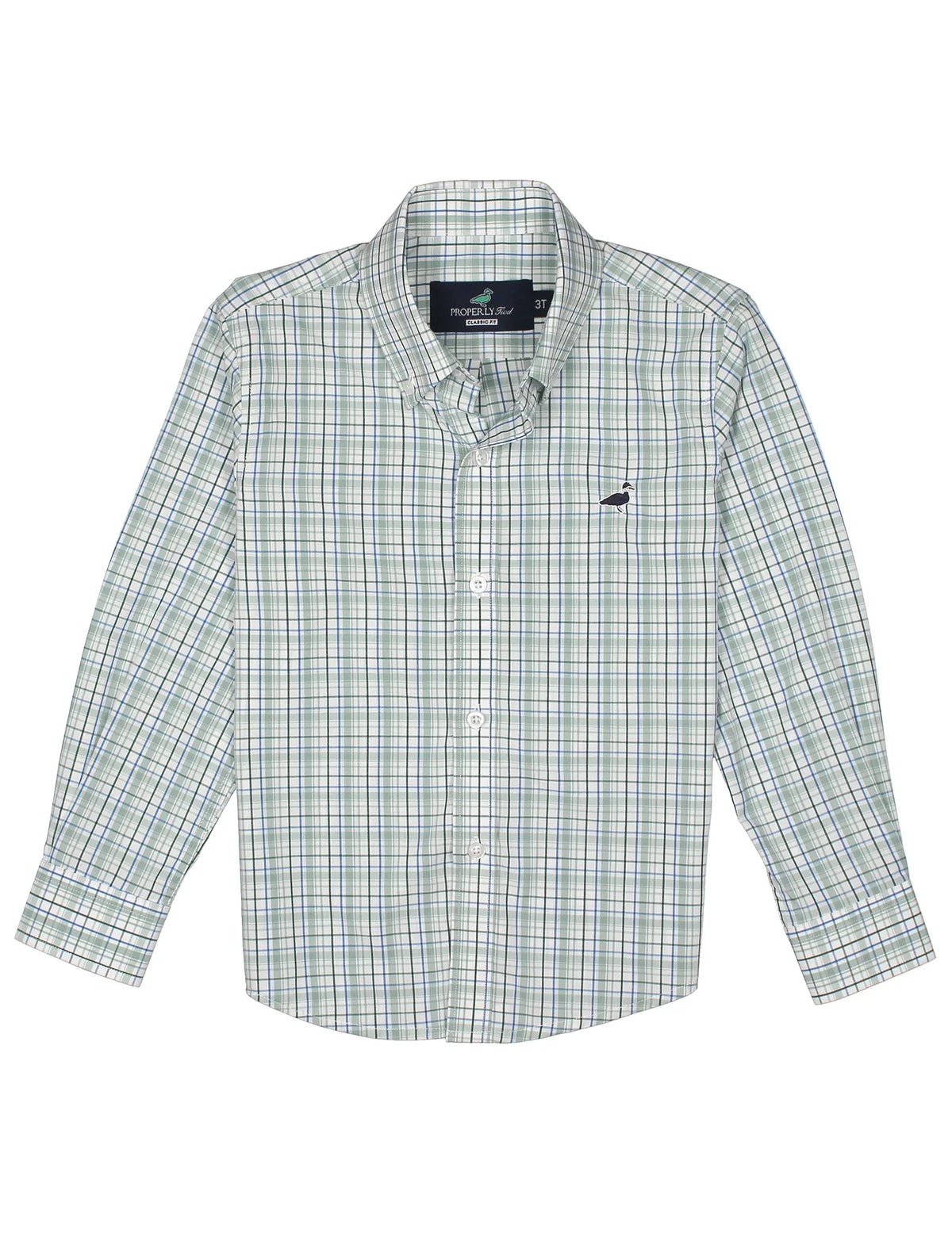 Seasonal Sportshirt- Sage Stream