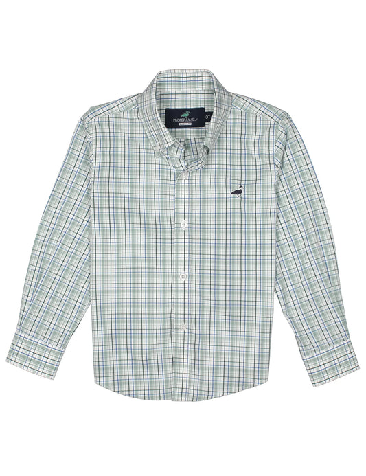 Seasonal Sportshirt- Sage Stream