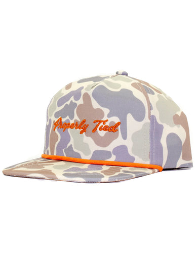 Properly Tied Rope Hat-Field Camo