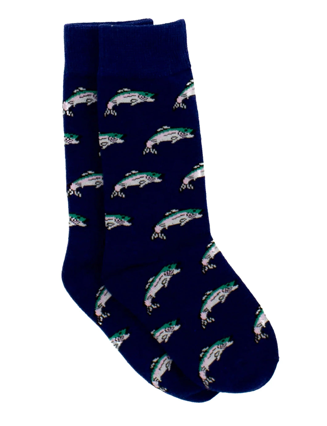 Properly Tied Navy Trout Socks