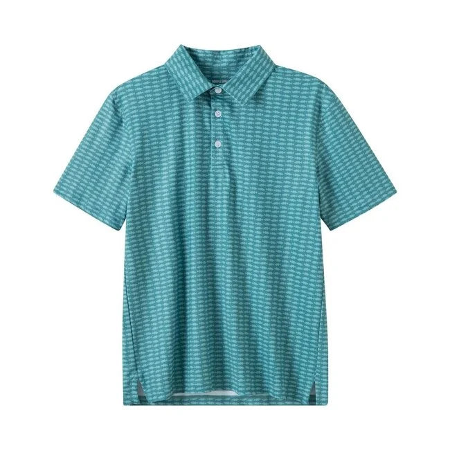 Meripex Bass Print Polo-Green