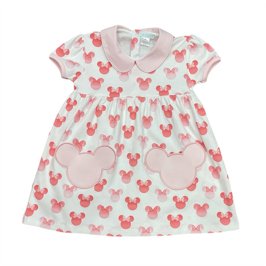 La Luna Magical Pima Dress w/ Pockets-Pink
