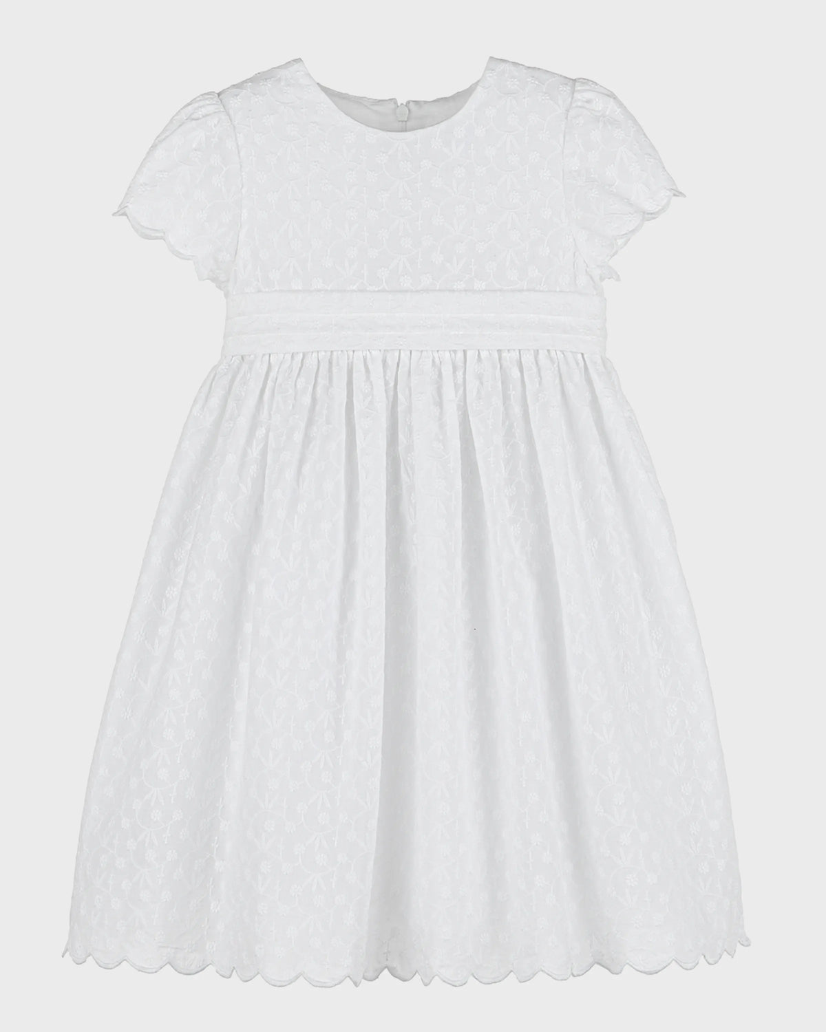 Luli & Me White Embroidered Dress