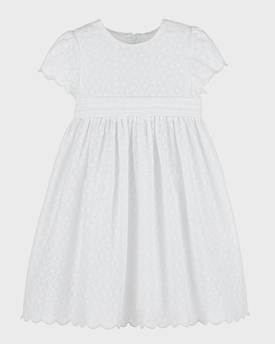 Luli & Me White Embroidered Dress