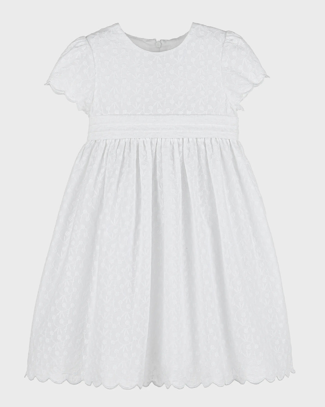 Luli & Me White Embroidered Dress