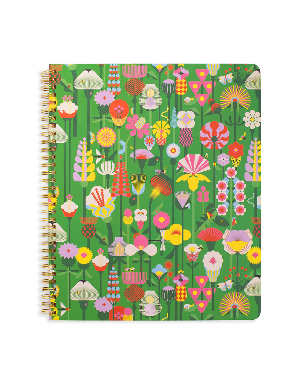 Bando Geometric Flowers Large Notebook