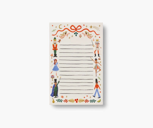 Rifle Paper Nutcracker Lined Notepad