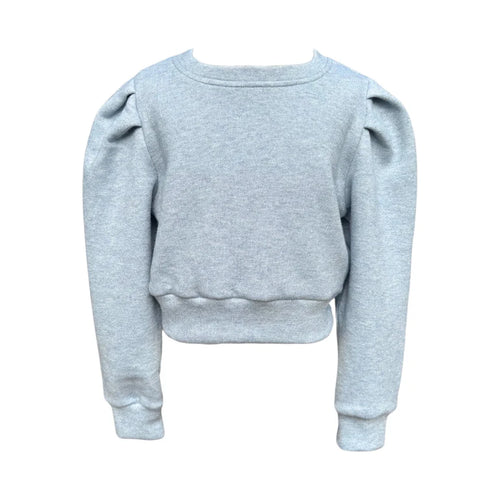Pleat Peyton Sweater-Lt. Blue
