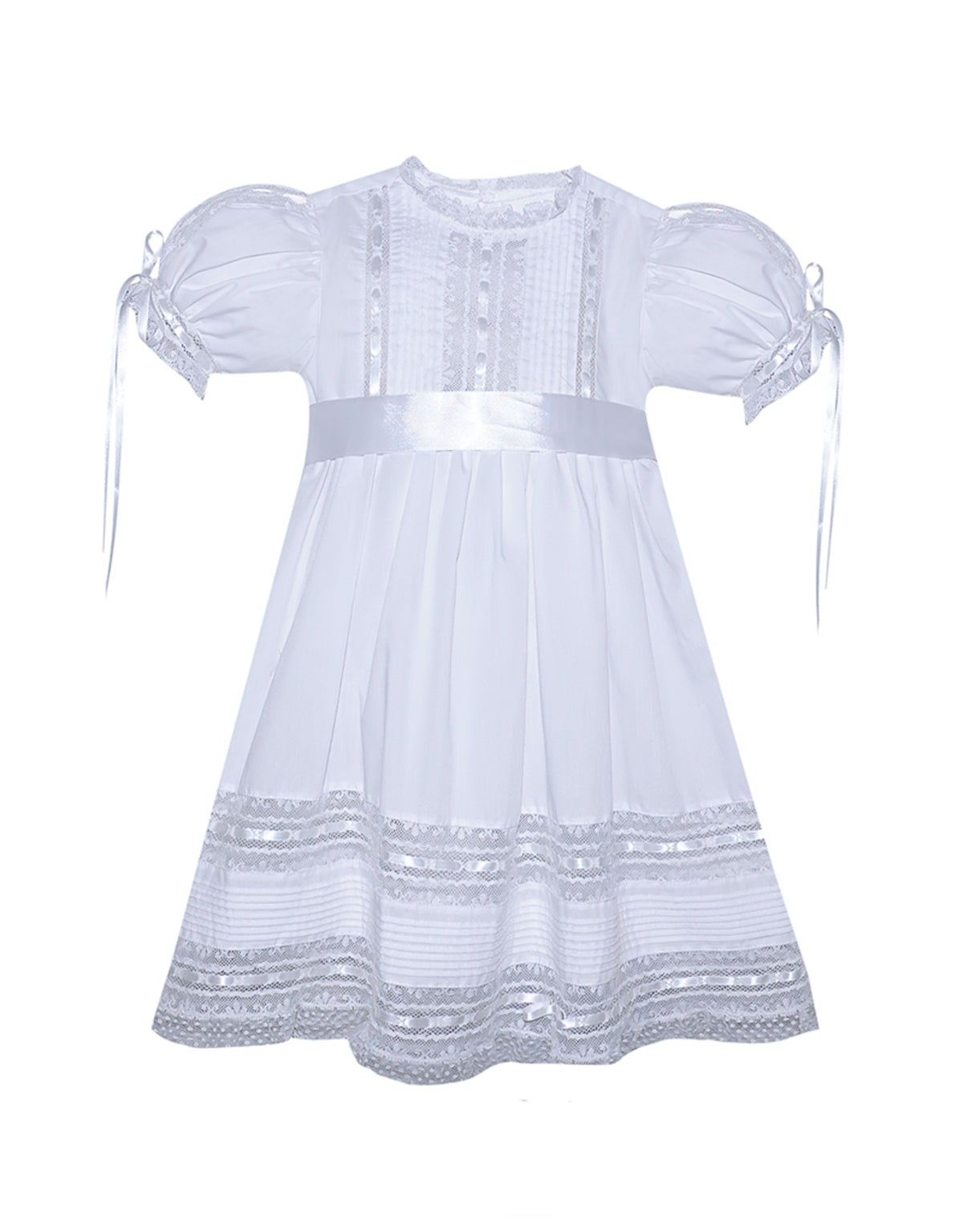 P&R White River Dress with Sash