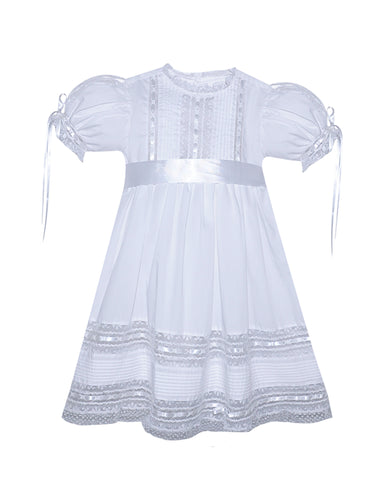 P&R White River Dress with Sash