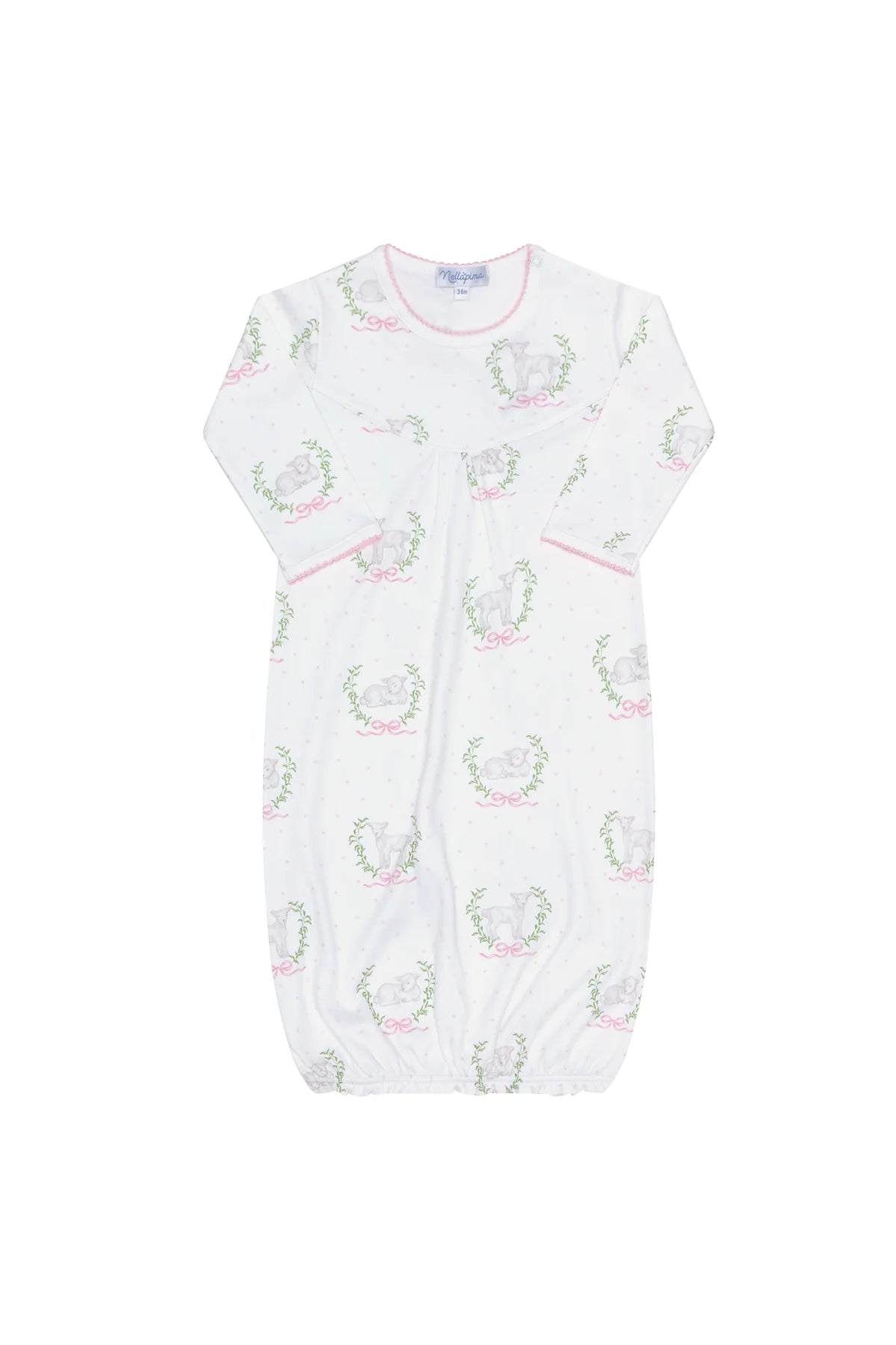 Nella Pima Pink Lamb Gown