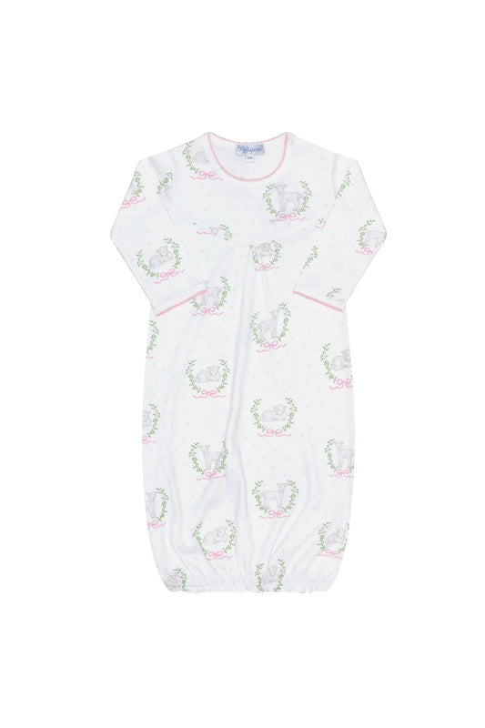 Nella Pima Pink Lamb Gown