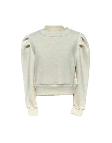 Pleat Peyton Sweater-Snowflake