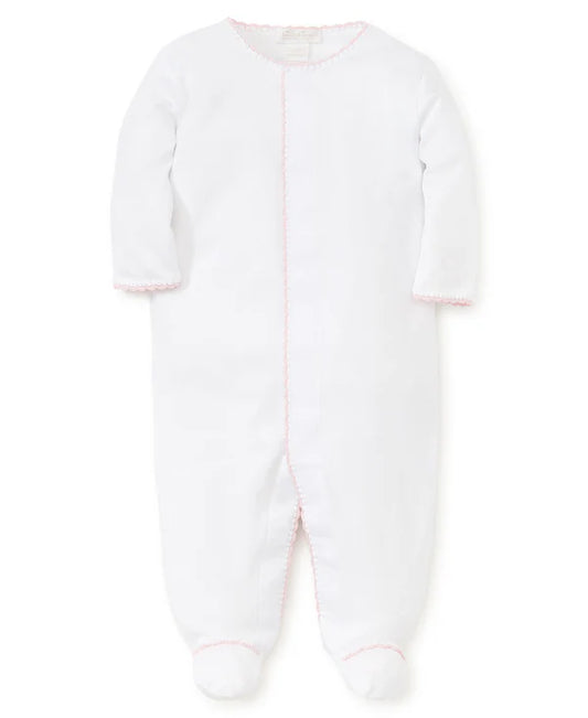 Kissy Premier Footie-White/Lt. Pink
