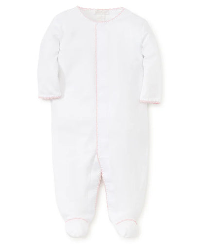 Kissy Premier Footie-White/Lt. Pink