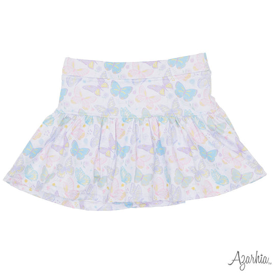 Azarhia Pretty Butterflies Gathered Skort