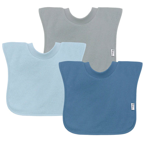 Green Sprouts 3 Pk. Pull Over Bibs-Blueberry