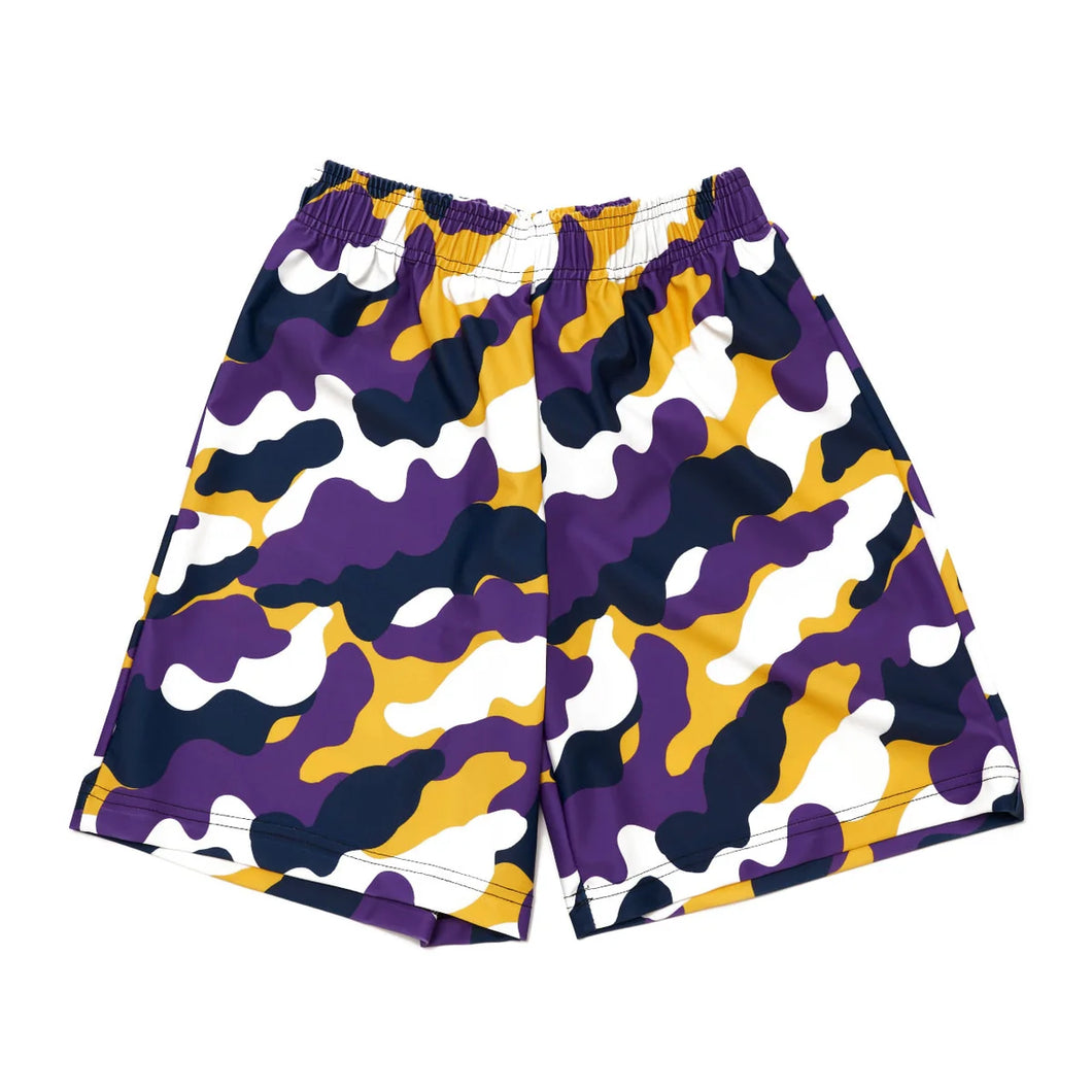 Bon Temps Camo Short-Purple/Gold