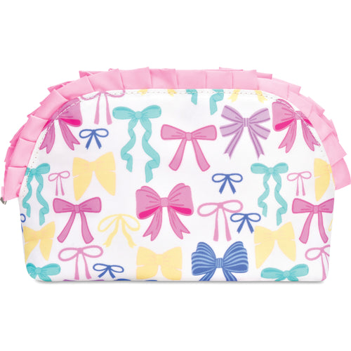 Iscream Pretty Bows Oval Cosmetic Bag