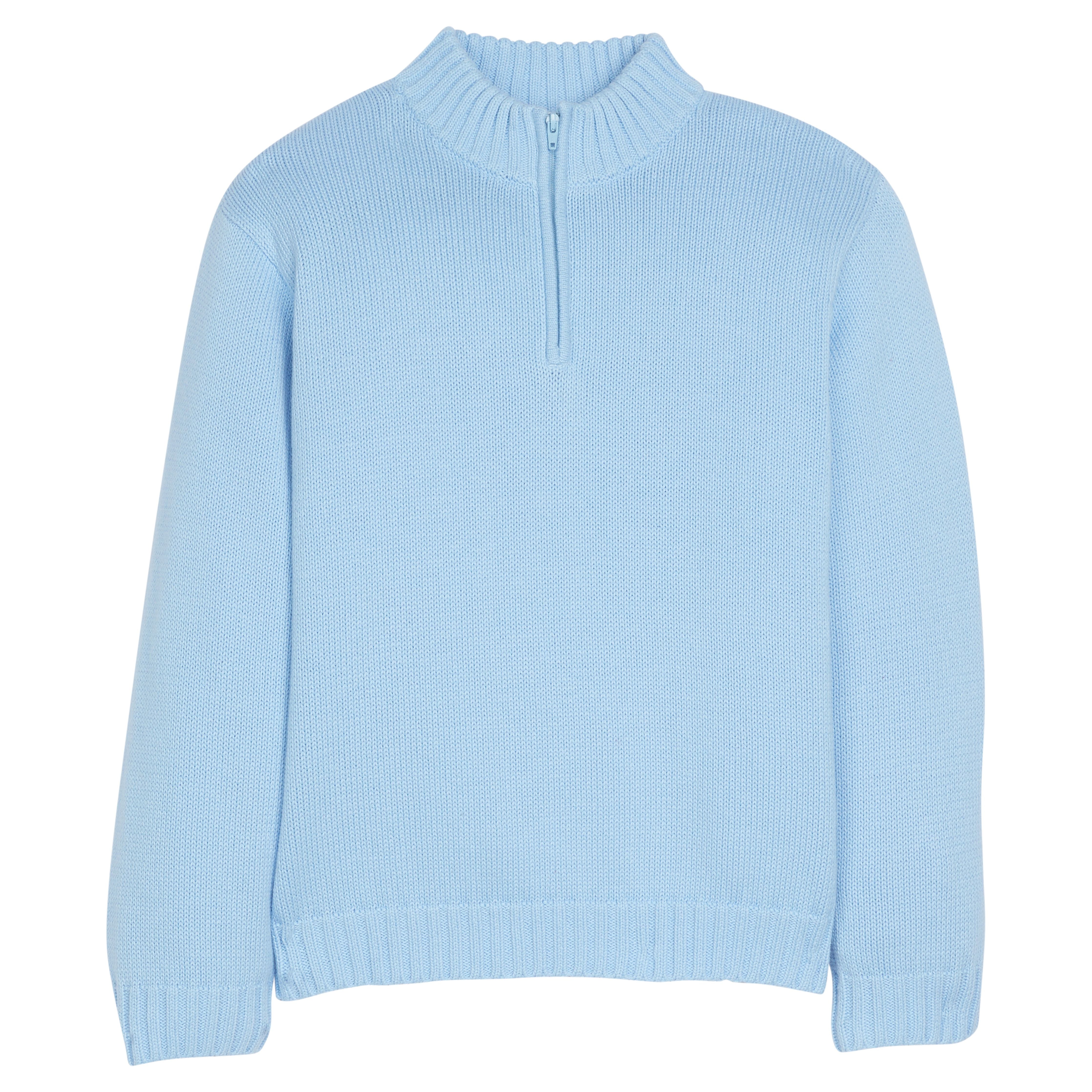 LE 1/4 Zip Sweater-Light Blue – banburycrosskids