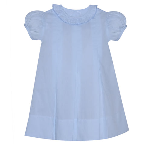 RN Reese Dress w/ Ruffle Collar-Blue