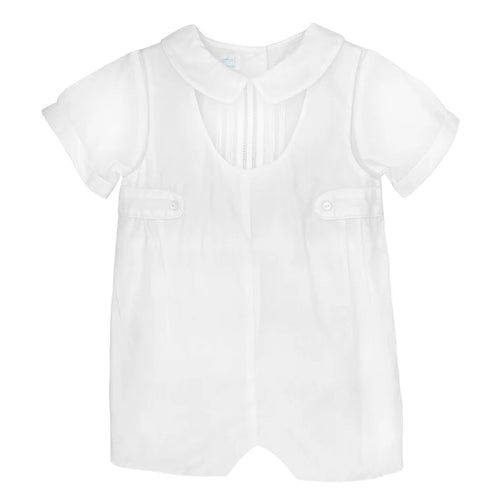 Petit Ami White Shortall with Shirt