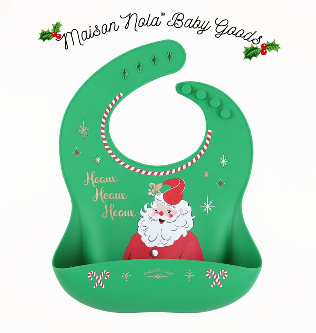 Maison Nola Santa Wink Bib