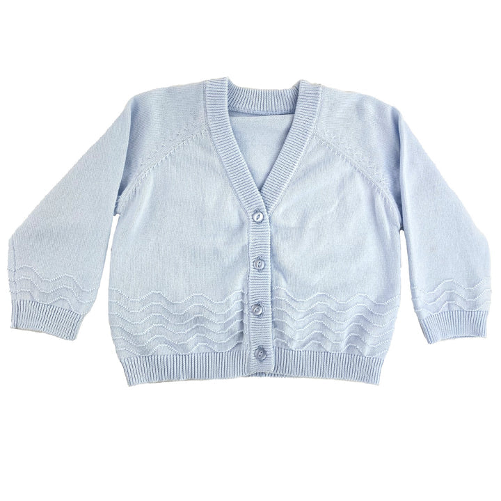 Zubel Blue Scallop Sweater