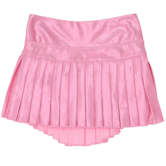 Azarhia Mini Pleated Skort-Pink Shimmer