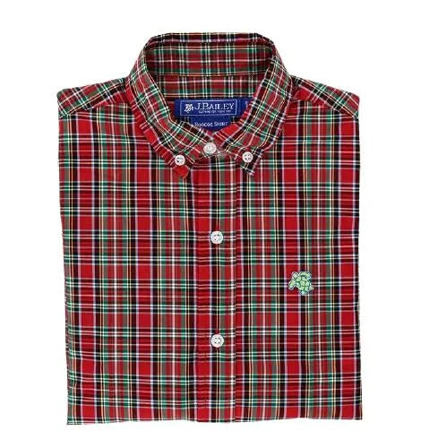 J Bailey Roscoe Button Down-Tartan Plaid