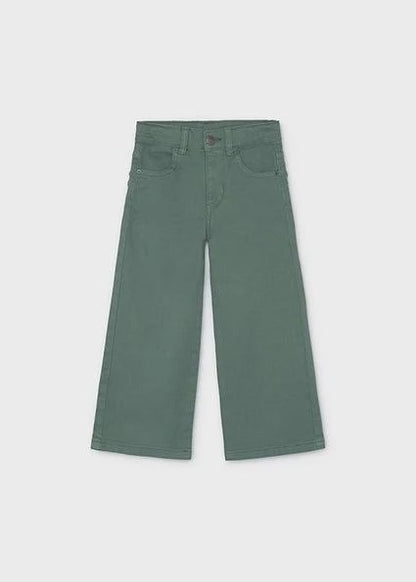 Mayoral Bayleaf Twill Marine Pants - Girls - Greenish