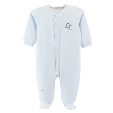BCC Sky Adventure Footie w/ Piped Trim