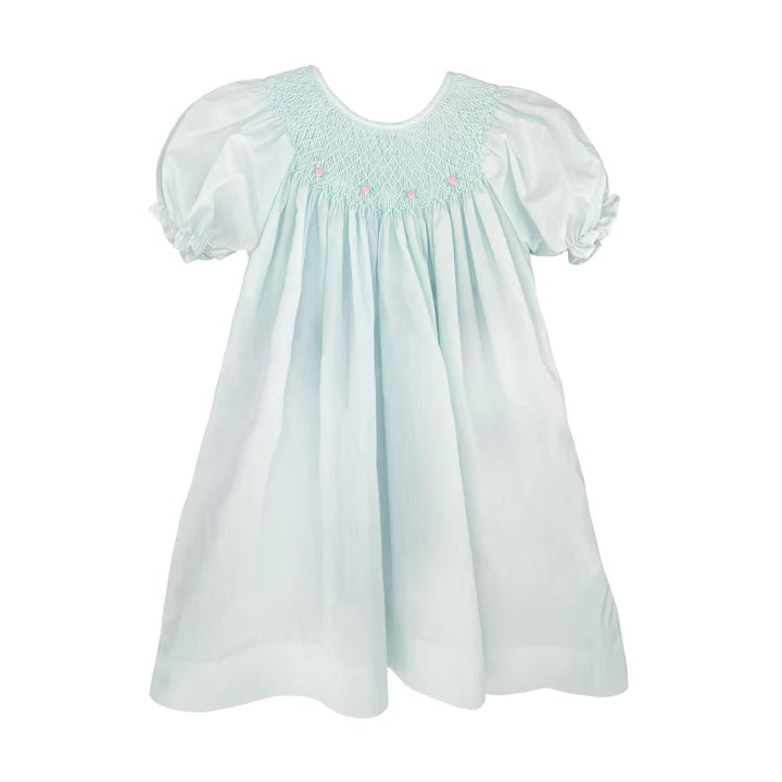 Petit Ami Smocked Daygown/Hat  Mint 5805