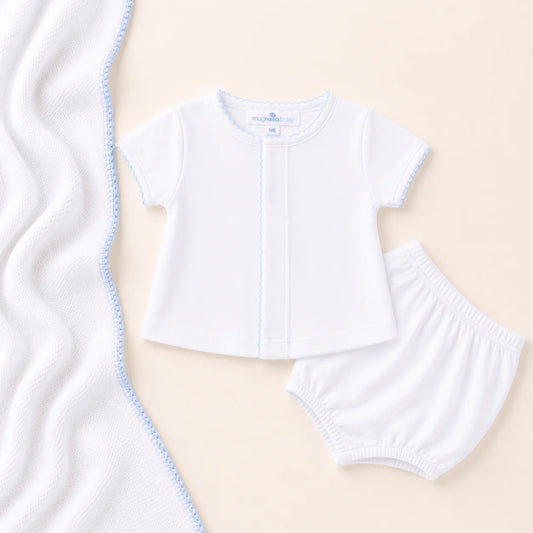 MB Essentials Diaper Set-White/Lt. Blue