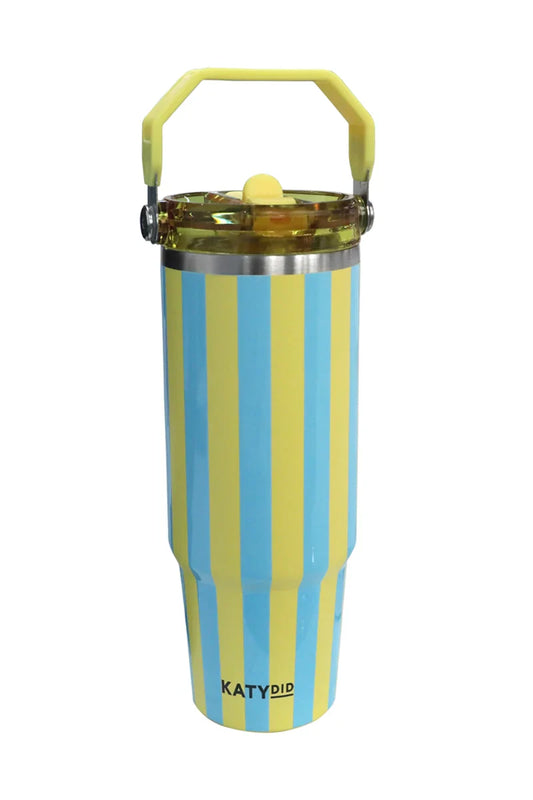 30 oz. Cabana Tumbler-Yellow & Aqua