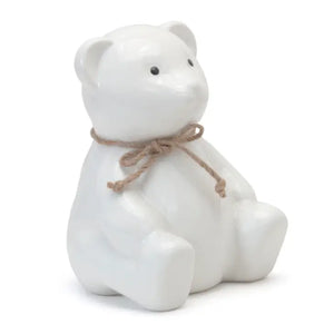 Child to Cherish White Teddy Bear Bank