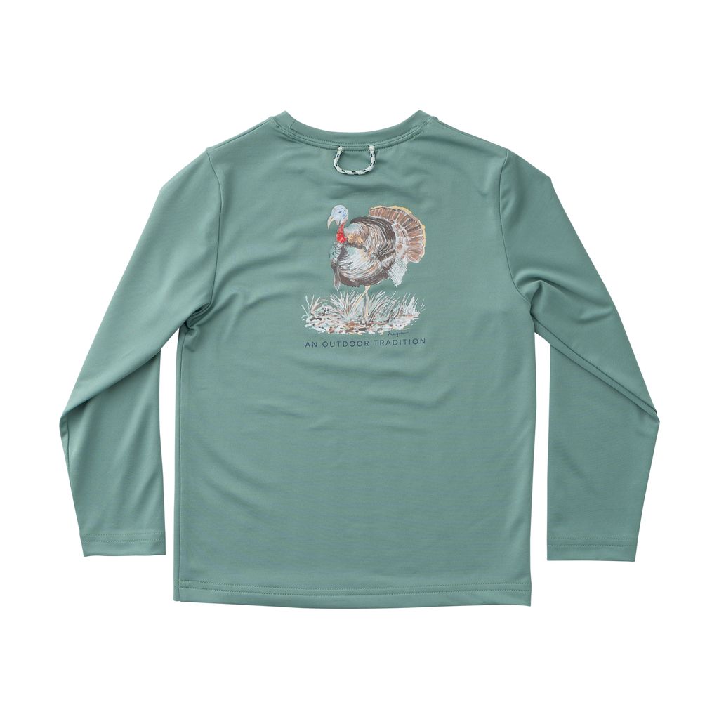 Prodoh Performance L/S Turkey Gobbler T-Shirt-Spruce