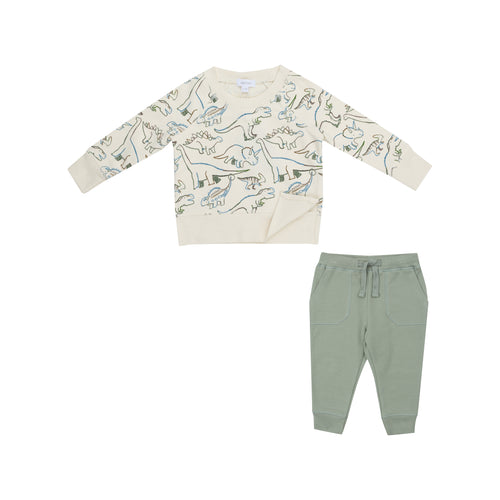 Angel Dear Artsy Dino Jogger Set