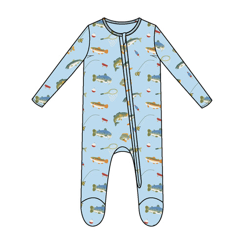 Angel Dear Fishing 2-Way Zipper Footie