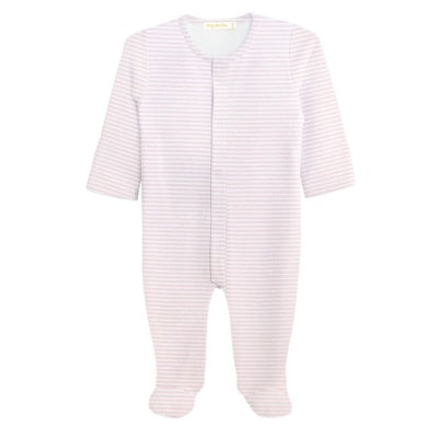 BCC Pink Stripes Printed Footie