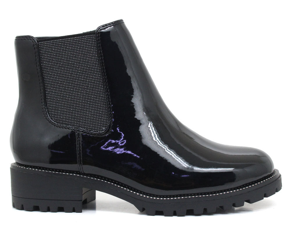 MIA Emmery Black Patent Bootie