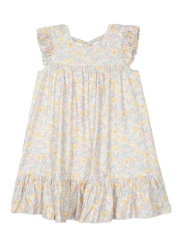 Mabel & Honey Mila Floral Knit Dress-Yellow