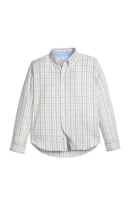LE Winthrop Plaid Button Down(Brown/Blue)