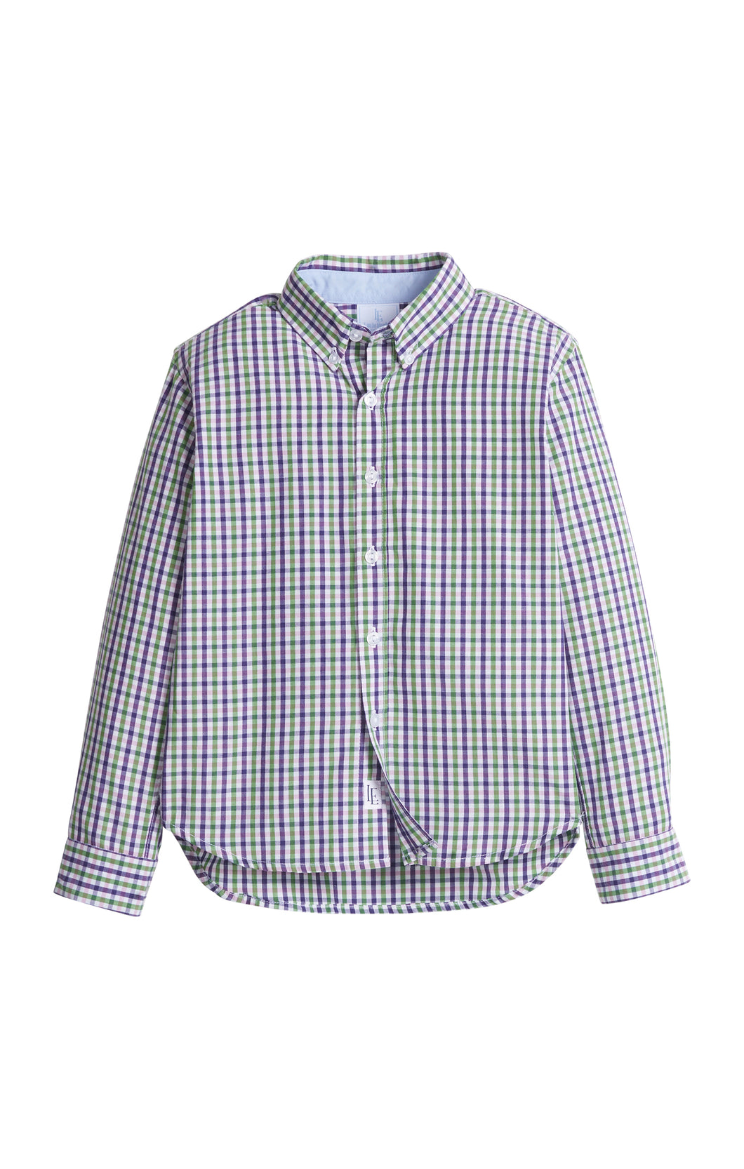 LE Coventry Plaid Button Down Shirt(Navy/Green)