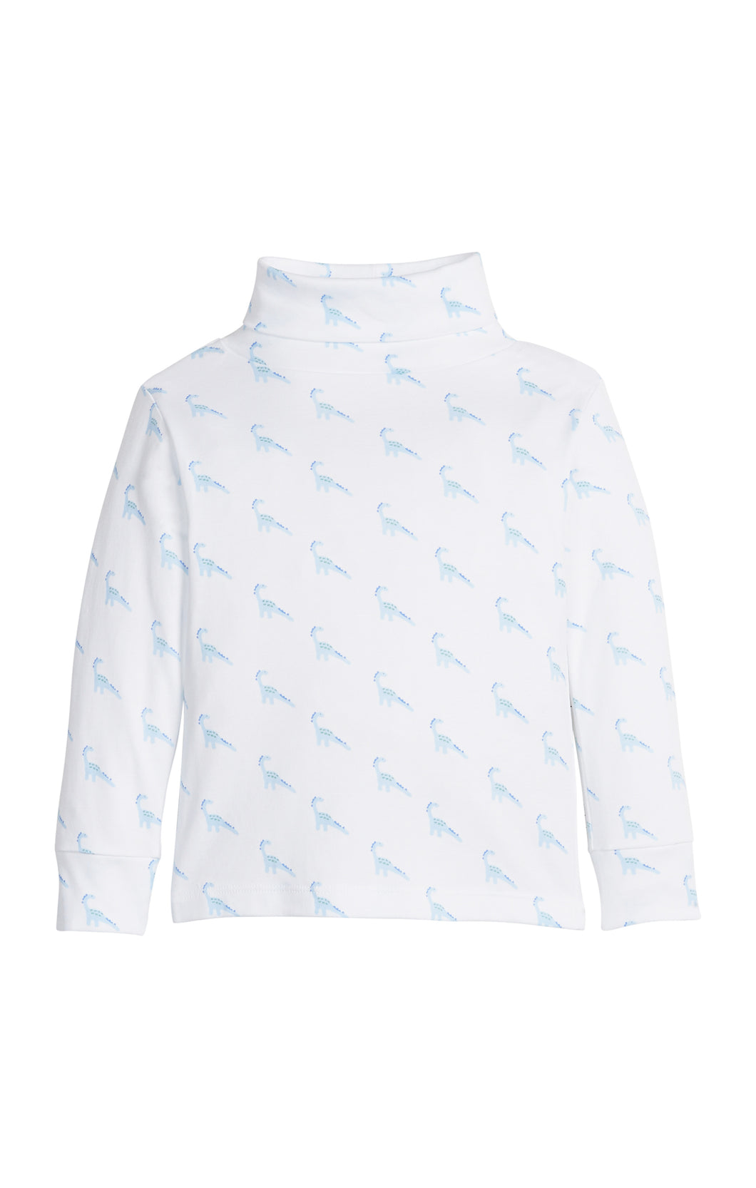 LE Blue Dino Printed Turtleneck
