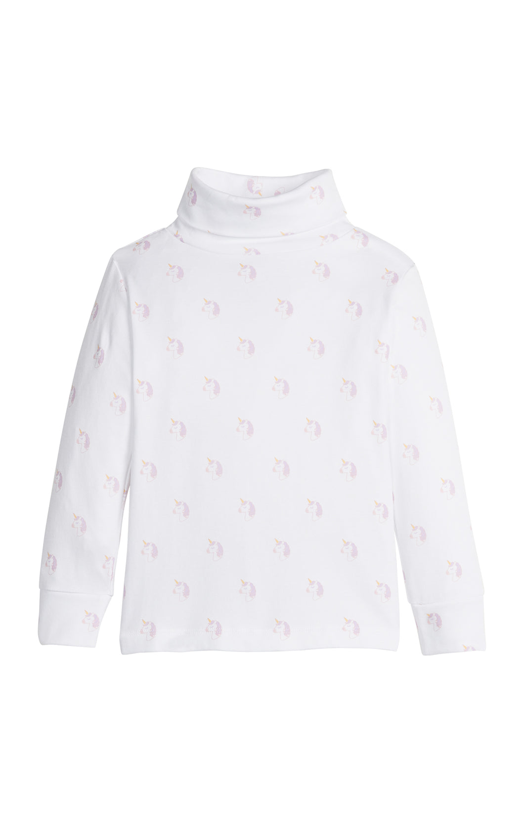 LE Unicorn Printed Turtleneck