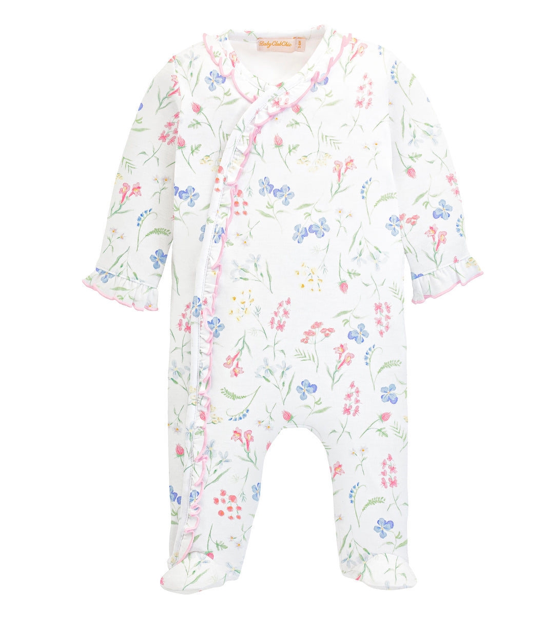 BCC Wildflowers Footie w/ Ruffle