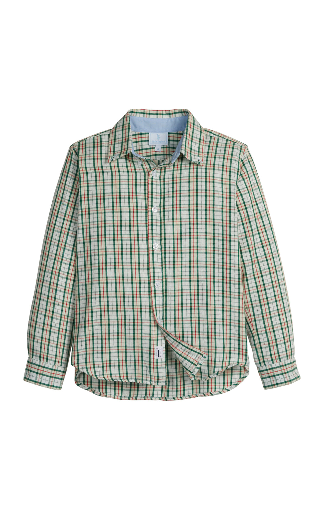 LE Mistletoe Tartan Button Down Shirt