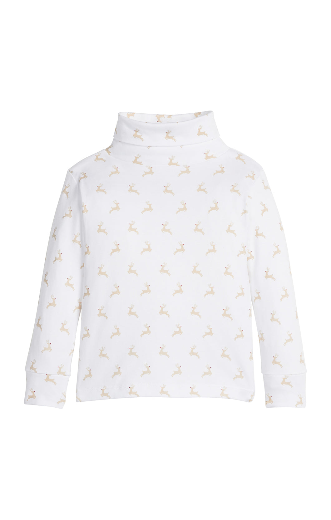 LE Reindeer Games Print Turtleneck